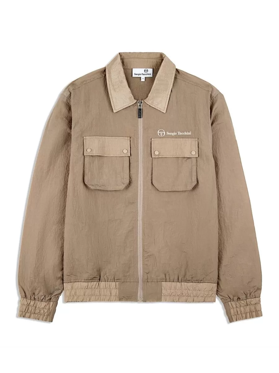 Tracksuits>Sergio Tacchini Devonte Track Jacket- Humus