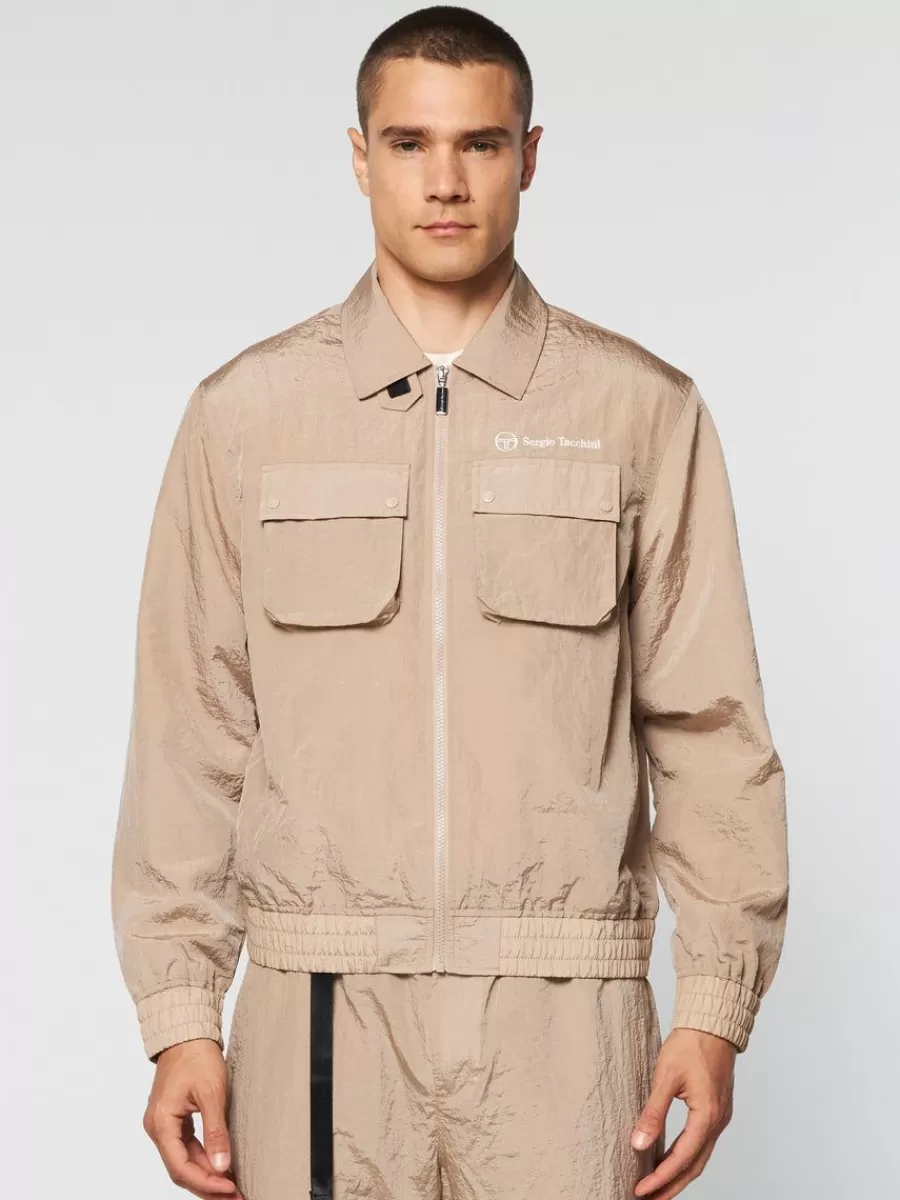 Tracksuits>Sergio Tacchini Devonte Track Jacket- Humus