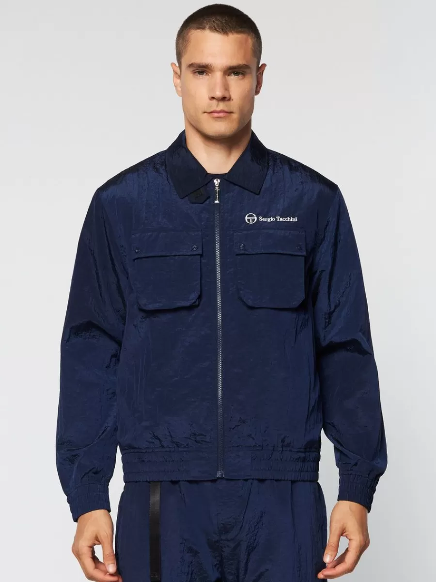 Tracksuits>Sergio Tacchini Devonte Track Jacket- Maritime Blue